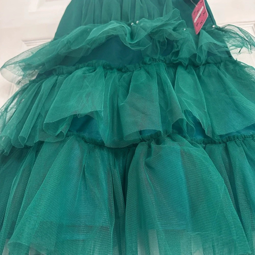 🆕Btween Girls Tulle Dress & Hair Clip Set